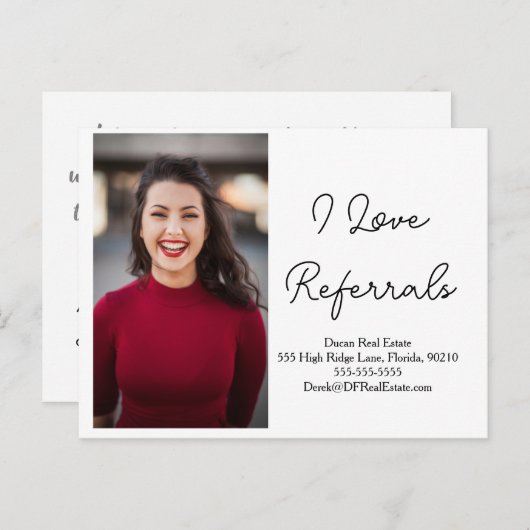 Carte Postale équipe photo référence immobilier vente vente po (Devant / Derrière)