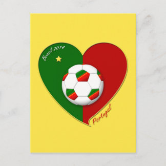 Carte Postale Équipe portugaise de FOOTBALL. Fútbol de "PORTUGAL