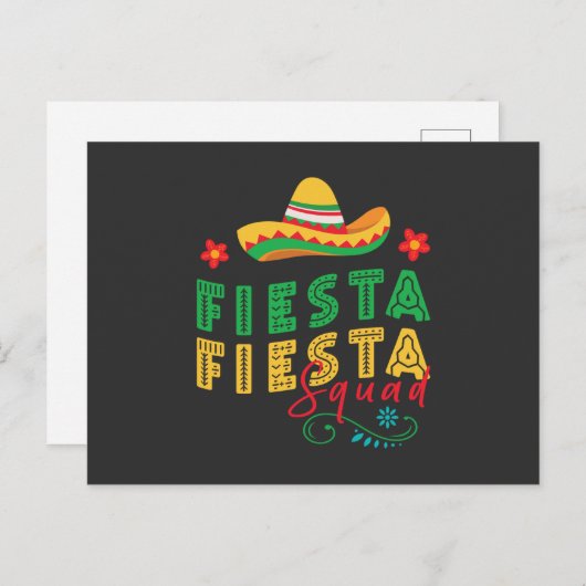 Carte Postale Équipe super de Fiesta (Devant / Derrière)