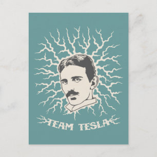 Carte Postale Équipe Tesla