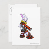 Carte Postale Équipe Virtupets Space Station Capitaine 2 (Devant / Derrière)