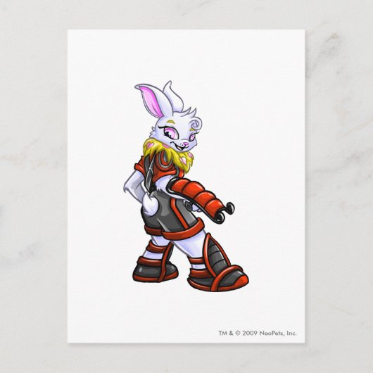 Carte Postale Équipe Virtupets Space Station Capitaine 2 (Devant)