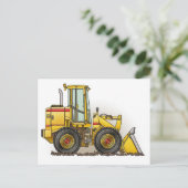 Carte Postale Équipement de construction de pneu en caoutchouc (Debout devant)