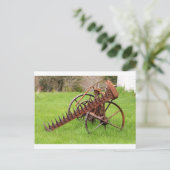 Carte Postale Équipement de ferme antique (Debout devant)