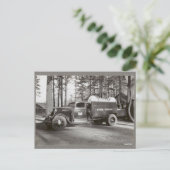 Carte Postale Équipement d'incendie de forêt : Camions d'incendi (Debout devant)