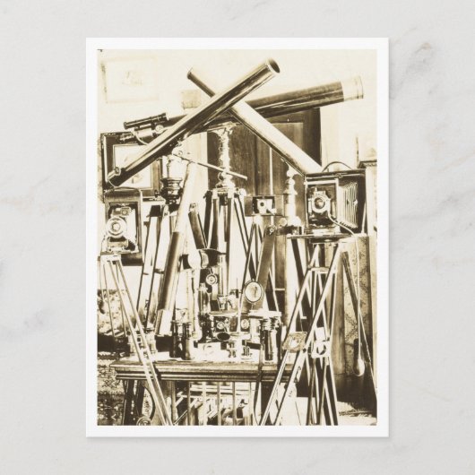 Carte Postale Équipement photographique vintage (Devant)