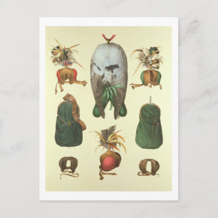 Carte Postale Équipement pour Falconry, de 'Traite de Fauconneri