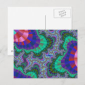 Carte Postale Équipement vert et bleu (Devant / Derrière)