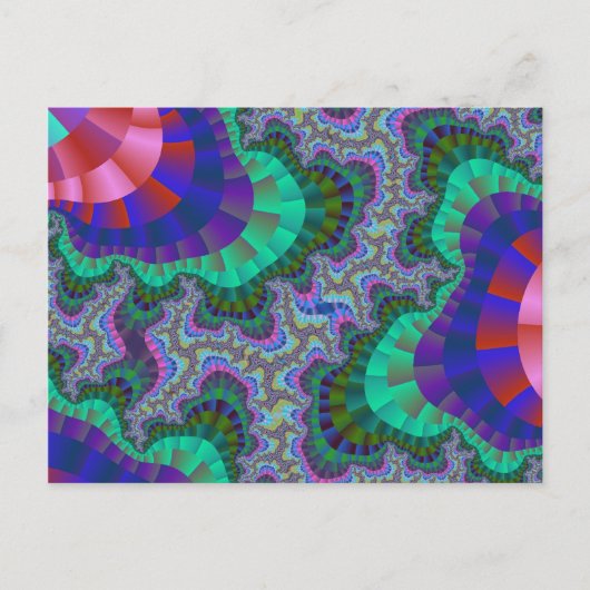 Carte Postale Équipement vert et bleu (Devant)