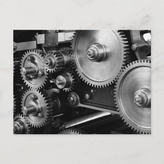 Carte Postale Équipements en acier (Devant)