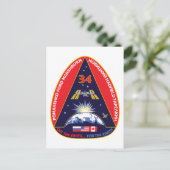 Carte Postale Équipes d'expédition : Patch de vol Expédition (Debout devant)