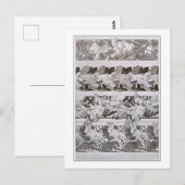 Carte Postale Equipes & Oiseaux de style Art Nouveau, Mucha (Devant / Derrière)