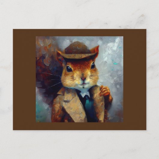 Carte Postale Équirrel Sherlock Holmes (Devant)