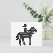 Carte Postale Équitation, Mots Motivationnels, Sport (Debout devant)