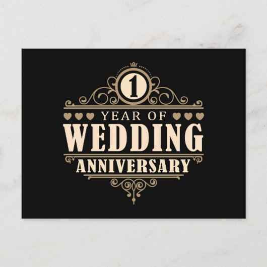 Carte Postale ęr Anniversaire de mariage (Devant)