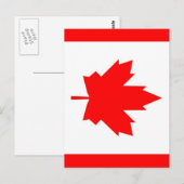 Carte Postale Érable canadien (Devant / Derrière)