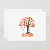 Carte Postale Érable du Vermont (Devant / Derrière)