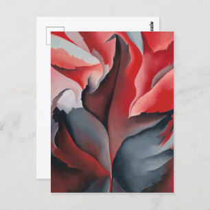 Carte Postale Érable rouge au lac George   Georgia O'Keeffe  