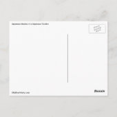 Carte Postale Érables japonais dans un jardin japonais en (Dos)