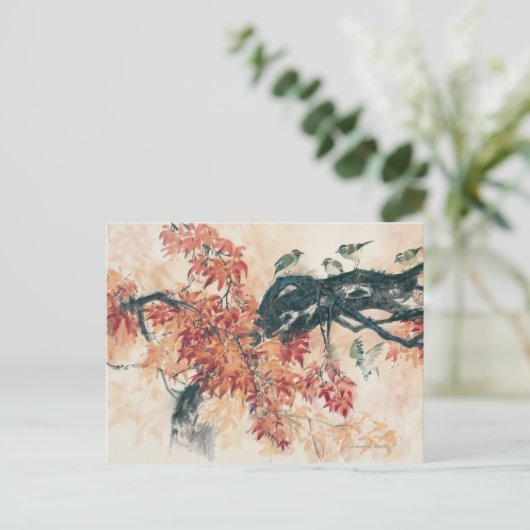 Carte Postale Érables rouges (Debout devant)