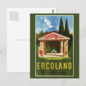 Carte Postale Ercolano Naples Voyage d'été italien et (Devant / Derrière)