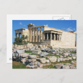 Carte Postale Erechtheum Acropole - GRÈCE (Devant / Derrière)