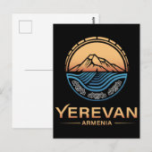 Carte Postale Erevan Arménie (Devant / Derrière)