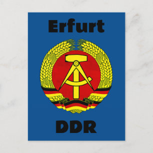 Carte Postale Erfurt, DDR, RDA, Erfurt, Allemagne de l'Est Ossi