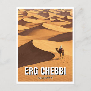 Carte Postale Erg Chebbi Merzouga Maroc Voyage