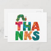 Carte Postale Eric Carle | Merci Chenille (Devant / Derrière)