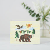 Carte Postale Eric Carle | Prêt pour le plaisir en forêt (Debout devant)