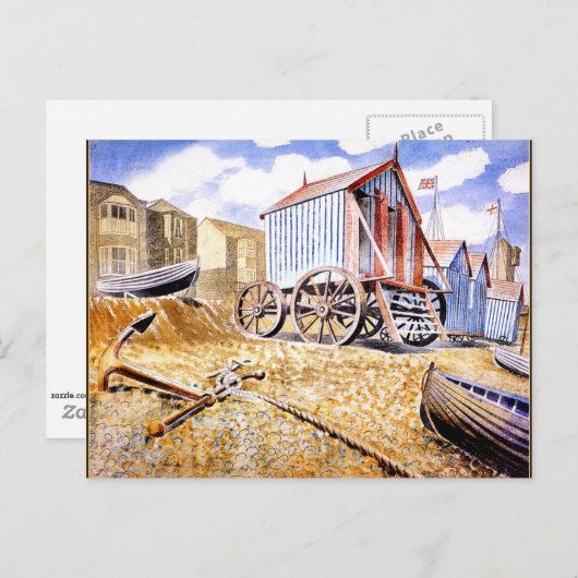 Carte Postale Eric Ravilious - Adelburgh (Devant / Derrière)