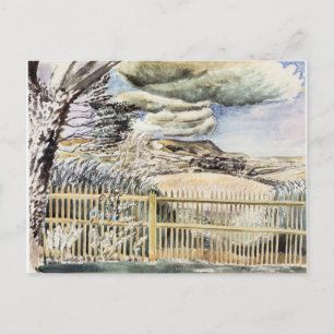 Carte Postale Eric Ravilious - Flamme, peinture d'art,