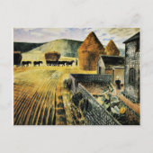 Carte Postale Eric Ravilious - Furlong, célèbre peinture, (Devant)