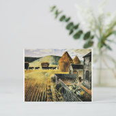 Carte Postale Eric Ravilious - Furlong, célèbre peinture (Debout devant)