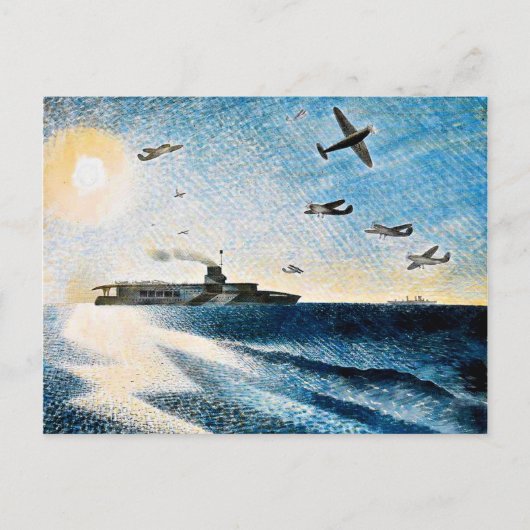 Carte Postale Eric Ravilious - HMS glorieux dans l'Arctique (Devant)