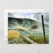 Carte Postale Eric Ravilious - The Wilmington Giant, fine art (Devant / Derrière)