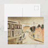 Carte Postale Eric Ravilious - Village Street, fine art (Devant / Derrière)