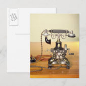 Carte Postale Ericsson Telephone, 1890 (Devant / Derrière)