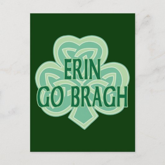 Carte Postale Erin Go Bragh (Devant)