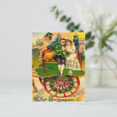 Carte Postale Erin Go Bragh - Irish Couple St. Patrick's Day (Debout devant)