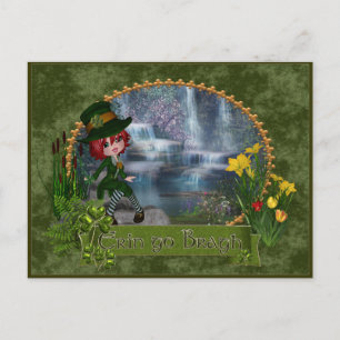 Carte Postale Erin Go Bragh St Patrick's Day
