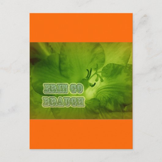 Carte Postale Erin Go Braugh Green Freesia Articles (Devant)