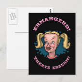 Carte Postale Ermahgerd (Devant / Derrière)