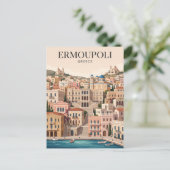 Carte Postale Ermoupoli Grèce (Debout devant)