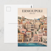 Carte Postale Ermoupoli Grèce (Devant / Derrière)
