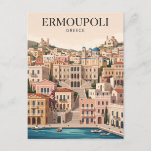 Carte Postale Ermoupoli Grèce