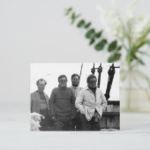 Carte Postale Ernest Shackleton et Crew Nimrod Antarctique (Debout devant)