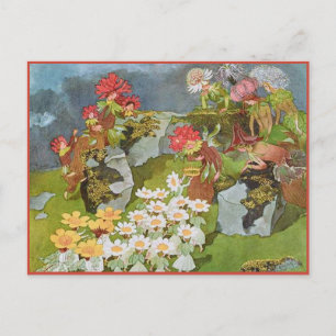 Carte Postale Ernst Kreidolf Vintage Flower Tale