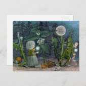 Carte Postale Ernst Kreidolf Voleurs Flower Fairies (Devant / Derrière)
